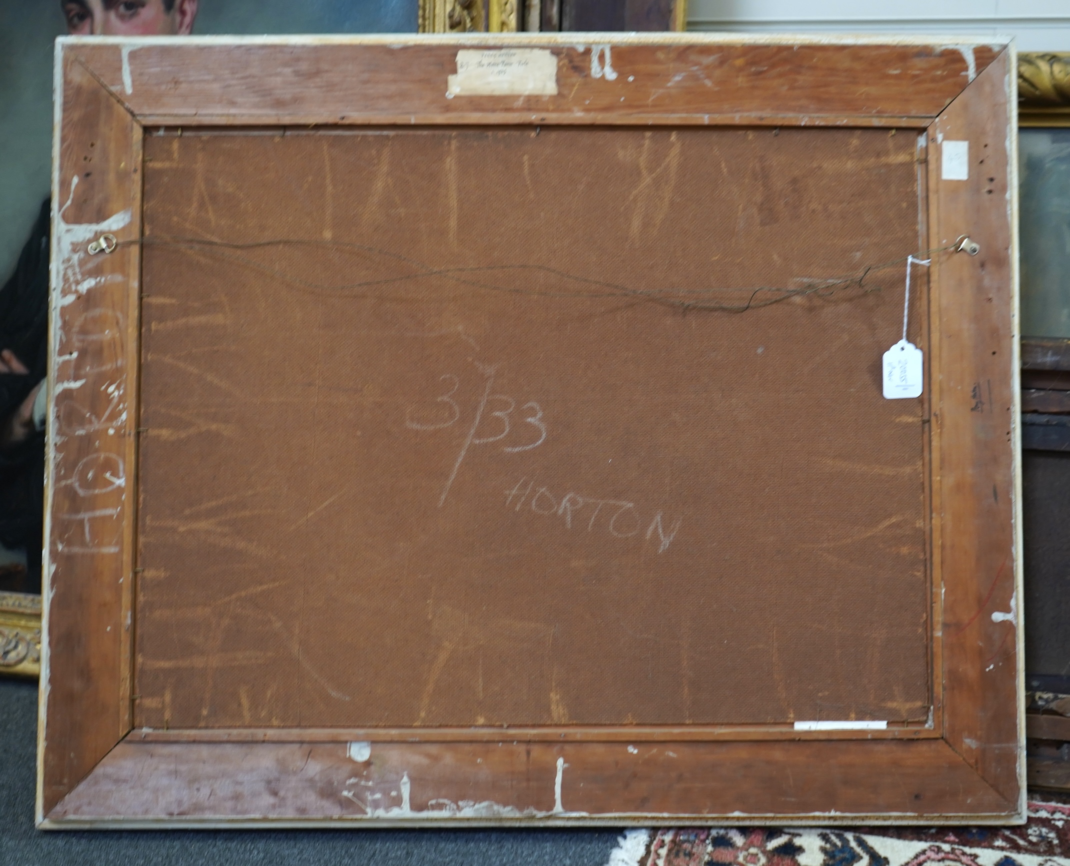 Percy Frederick Horton RBA, 1897-1970, 'The Home Farm, Firle, circa, 1965'